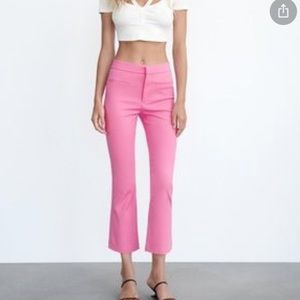 Zara NWT mini flare trousers